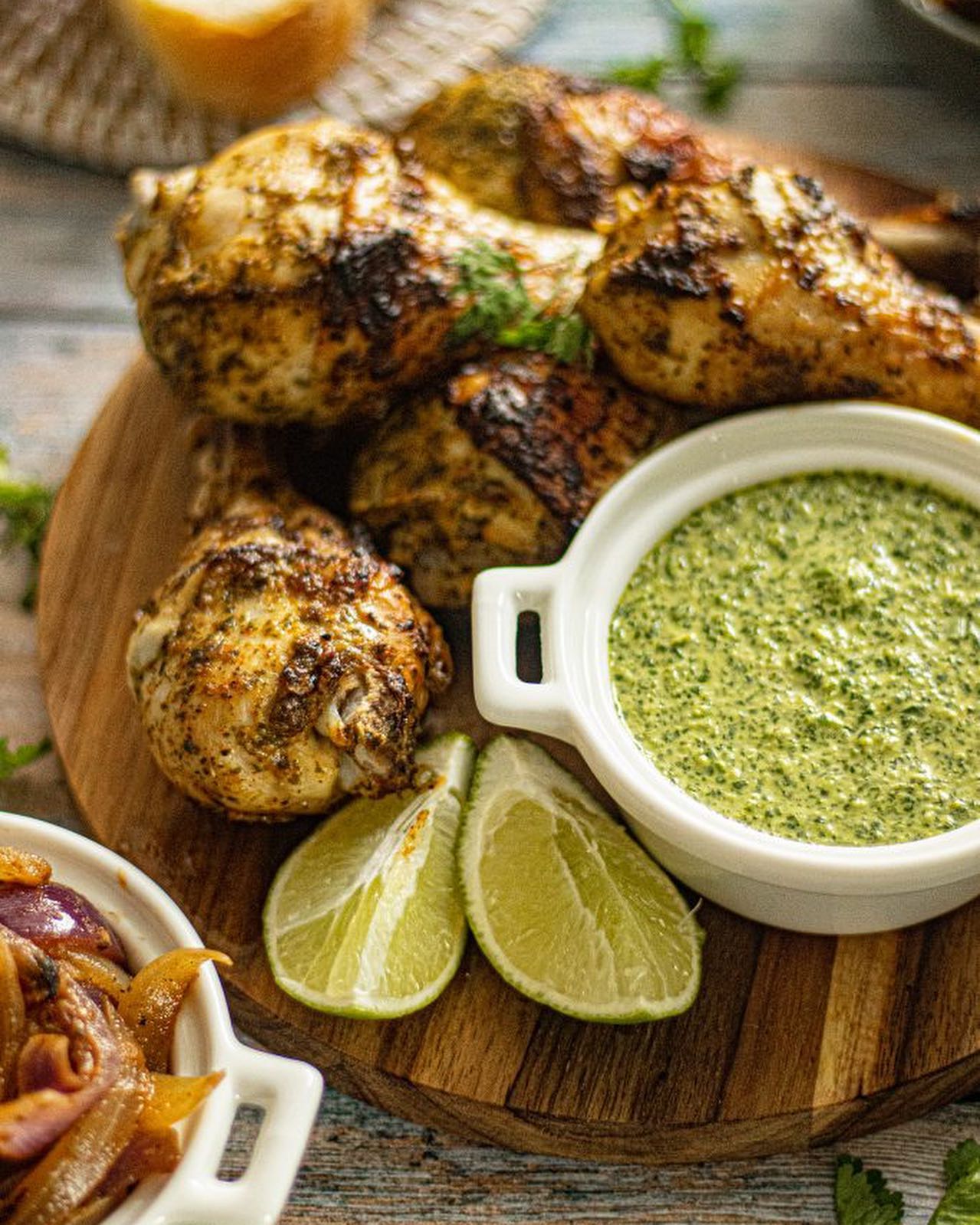 Poulet sauce verte