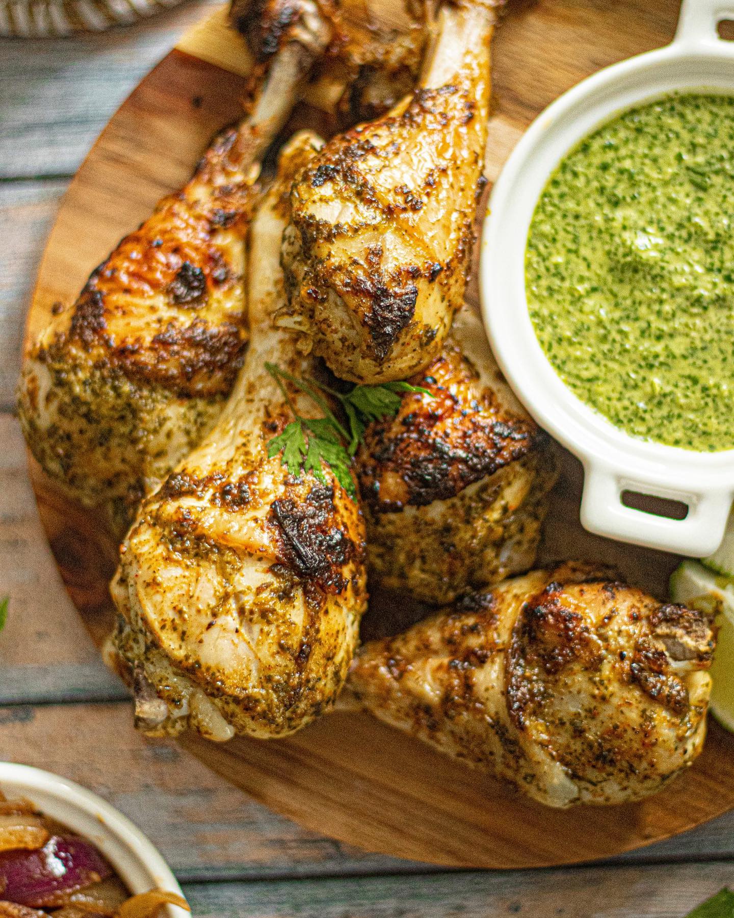 Poulet sauce verte
